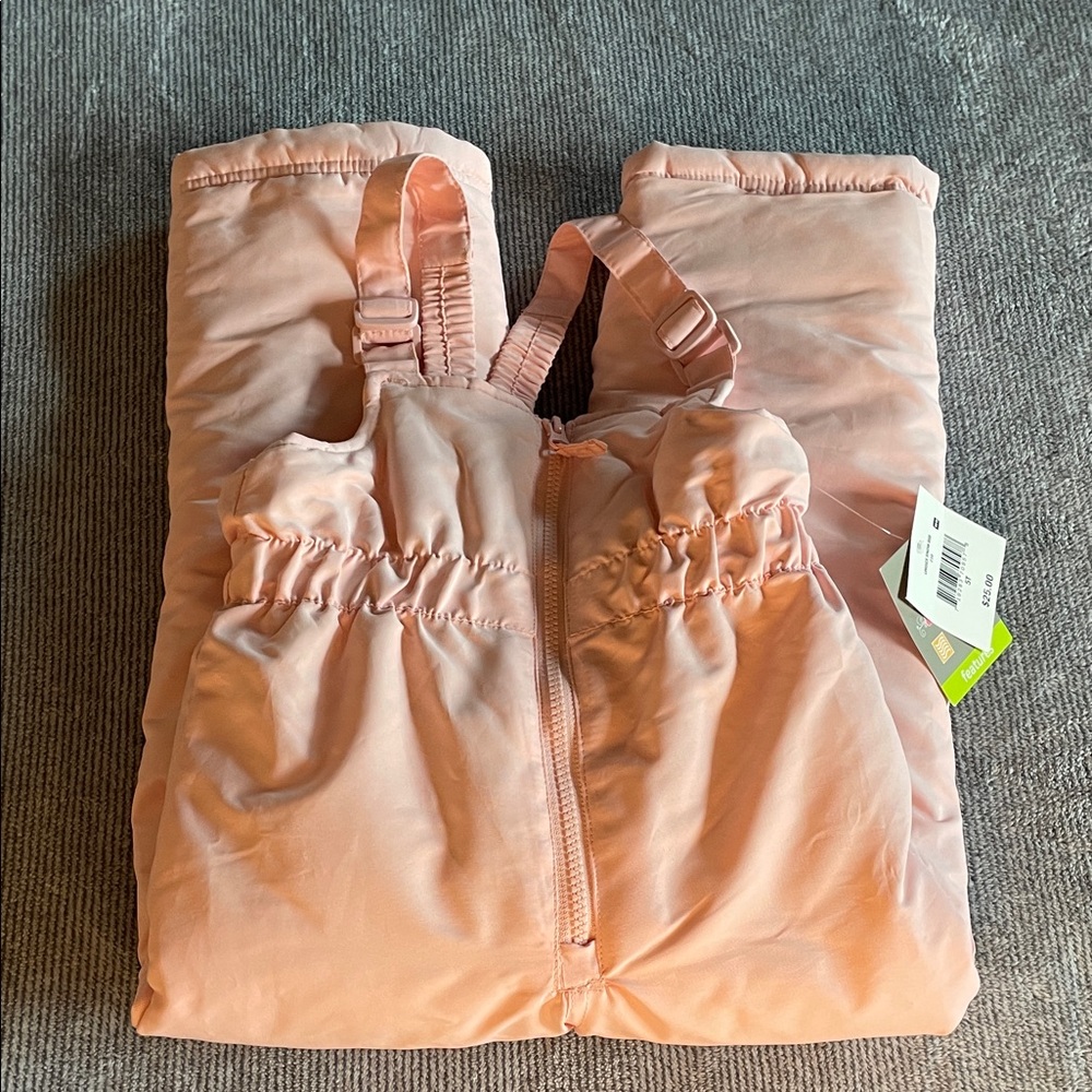 Falls Creek Kids Pink Snow Bib Overalls